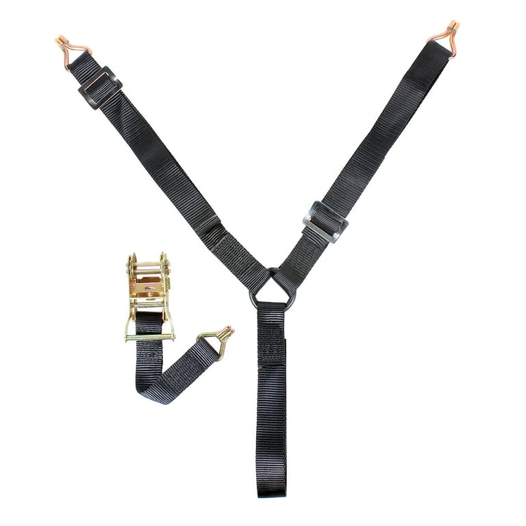 Pro Armor Spare Up to 32" Wheel & Tire Tie Down Y Strap UTV 3 Way Ratcheting Pro Armor Spare Up to 32" Wheel & Tire Tie Down Y Strap UTV 3 Way Ratcheting